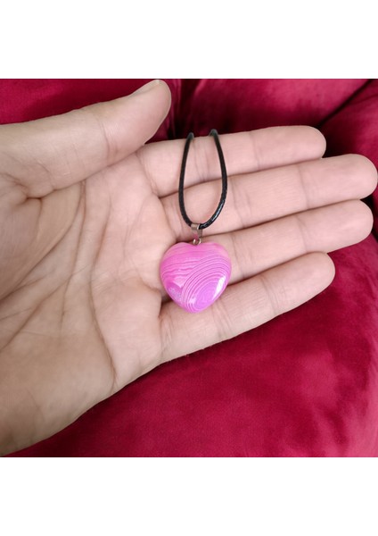 Pembe Beyaz Akik Taşı Kolye Hediyelik Eşya Sevgili Kolye Sevgiliye Özel Hediye Kalpli Kolye fiyatları