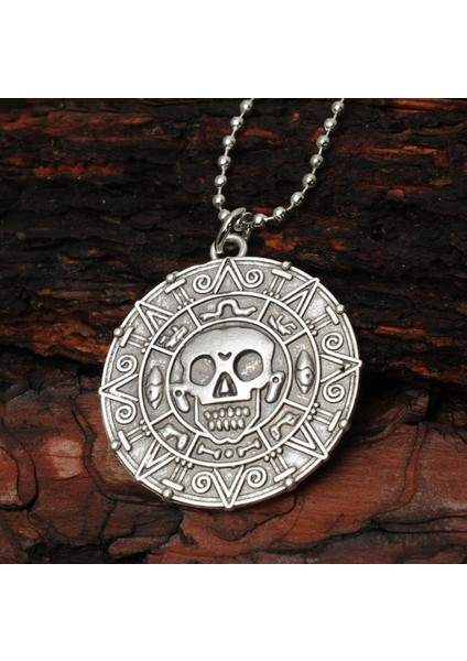 Kuru Kafalı Mitolojik Erkek Kolye Takı Aksesuar K24 T5