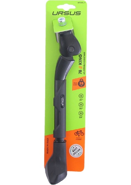 78 King Evo 35KG Kapasite Bisiklet Park Ayağı 24-26-28 Uyum