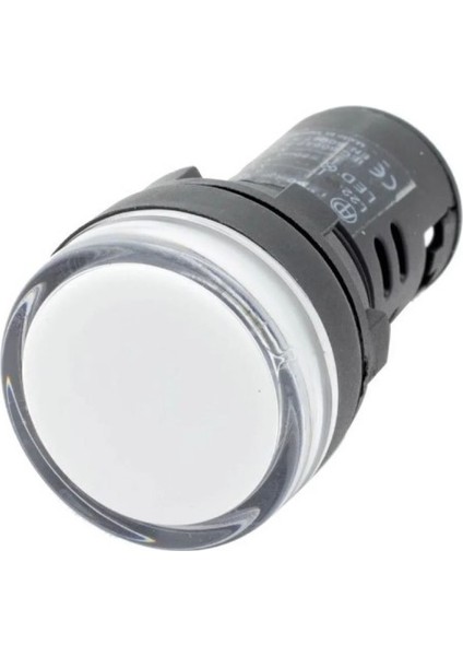 AD16DS-24B 24V Ac/dc 22MM Beyaz LED Sinyal Lambası