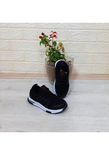 Siyah Bağacaksız Aqua Erkek Çocuk Işıklı Spor Ayakkabı