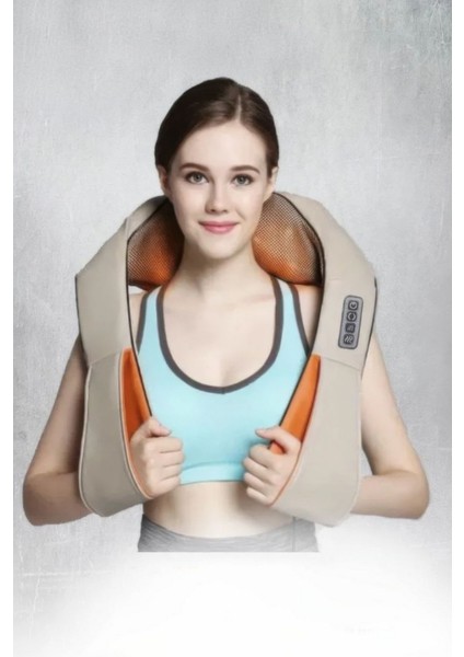 Ovmalı Isıtmalı Boyun Omuz Bel Bacak Sırt Masaj Aleti-Tüm Vücut Yoğurmalı Masaj Cihazı indirimleri