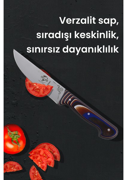 Cavit Inox Et Bıçağı Verzalit Kabze El Yapımı