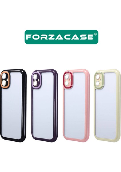 iPhone 14 Pro Max Uyumlu Colorful Serisi Kamera Korumalı Yarı Esnek Plastik Tpu Kılıf