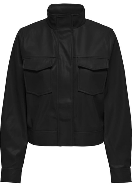 Onlamber Faux Leather Jacket cc Otw SİYAH15322014 modelleri
