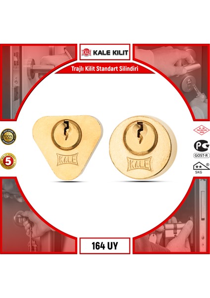 Trajlı Kilit Standart Silindir 164 Uy 164UY000001