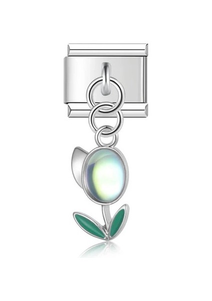 İtalyan Charm Bileklik Radiant Flower Charm