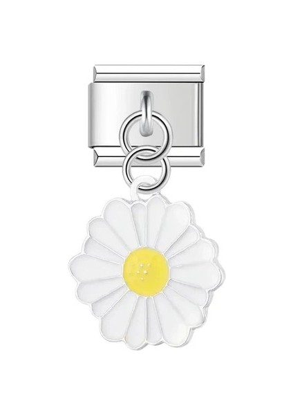 İtalyan Charm Bileklik Sunny Daisy Charm