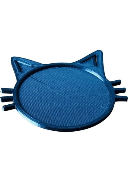 Kedi Tasarım Bardak Altlığı
