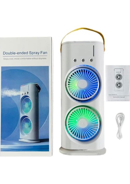 Fan Double Soğutucu Hava Nemlendirici Kumandalı