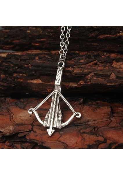 Yaylı Ok Erkek Kolye Okçu Takı Aksesuar K24 T5