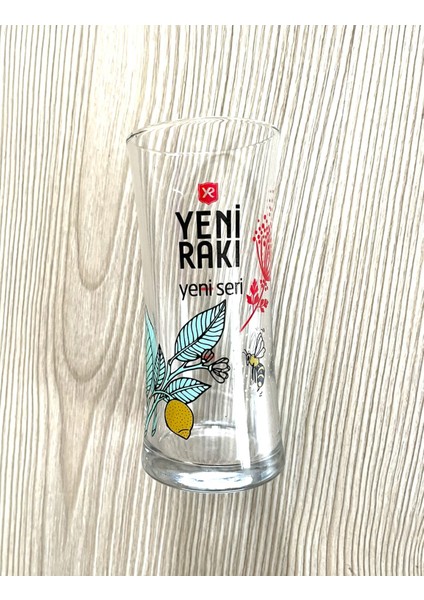 Yeni Rakı Arı Desenlirakı Bardağı 1 Adet