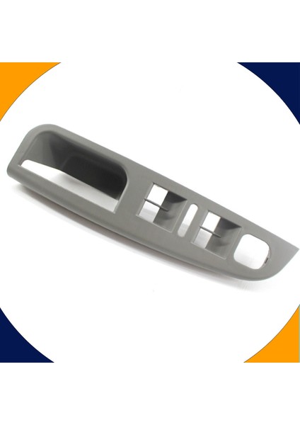 Jetta - Golf Ön Sol Kapı Kolu Tutamağı Cam Düğme Yuvası Gri 2006-2011 Model Arası Araçlara Uyumlu