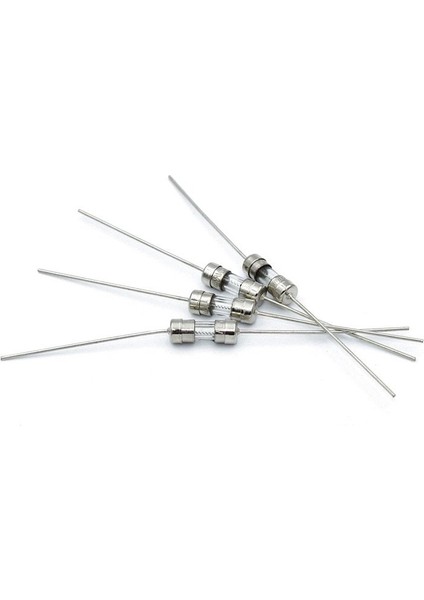 T6.3A 3.6*10MM 250V Çift Pin Hızlı Darbe Cam Sigorta x 1 Adet (RF041)