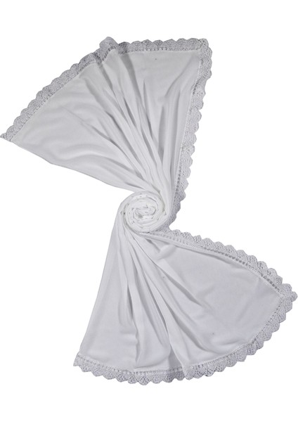 Enba Şifon Iğne Oyalı Şal Namaz ve Mevlüt Örtüsü 60X150 cm