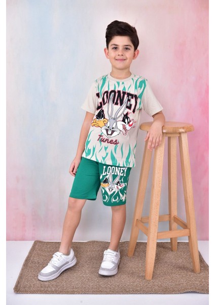 2'li Erkek Tavşan Şortlu Takım