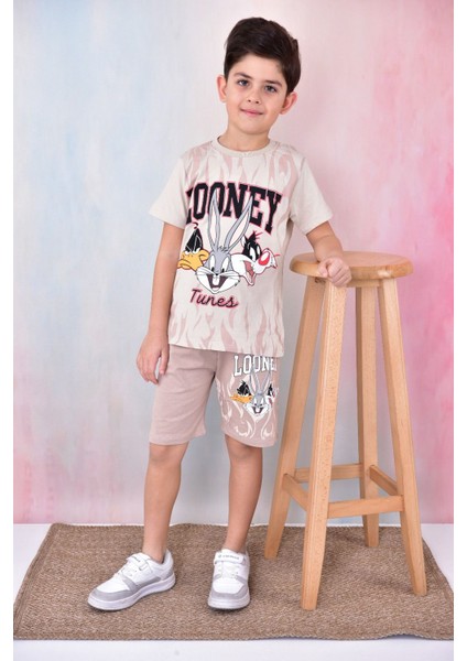 2'li Erkek Tavşan Şortlu Takım