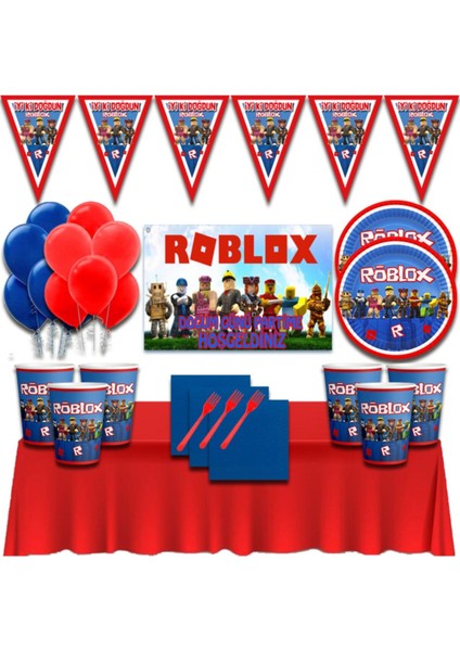 Afişli 24 Kişilik Doğum Günü Parti Süsleri Malzemeleri Seti