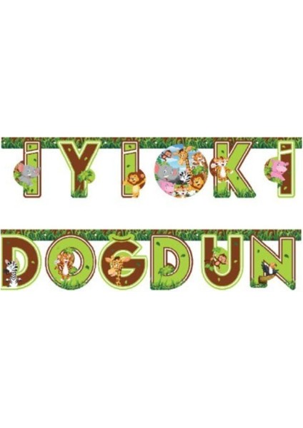 Sevimli Hayvanlar 16 Kişilik Doğum Günü Parti Seti fiyatları