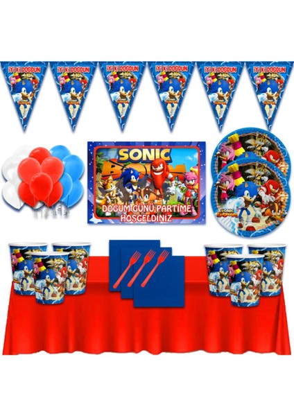 Afişli 32 Kişilik Doğum Günü Parti Süsleri Malzemeleri Seti