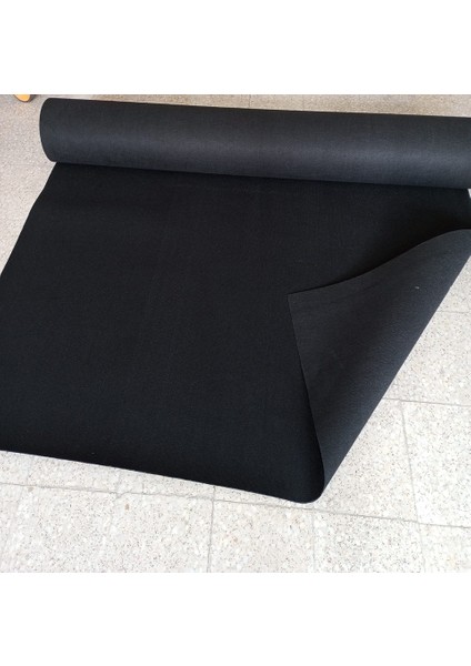 Siyah Ucuz Rip Halıfleks 1 X 6 Metre