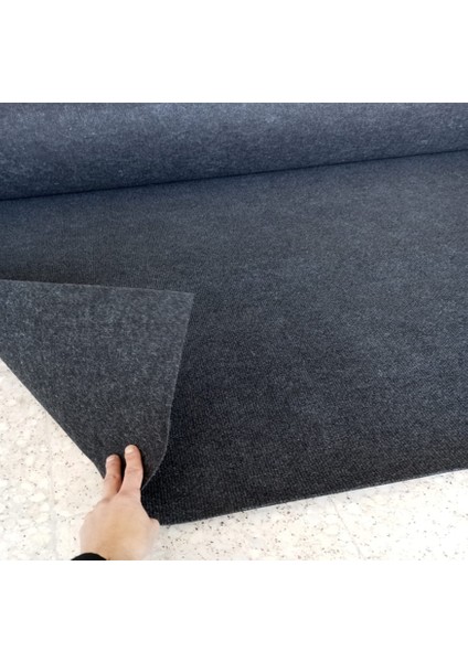 Antrasit Halıfleks Duvardan Duvara Halıflex 2 X 6 Metre