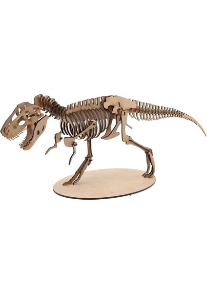 Dinozor Serisi, Tyrannosaurus Rex , T-Rex 3D Ahşap Puzzle Maketi