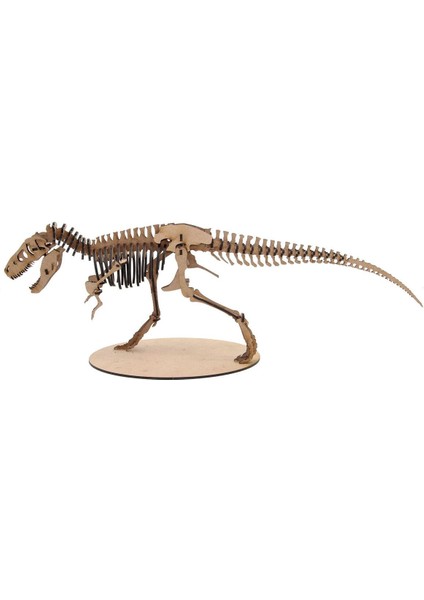 Dinozor Serisi, Tyrannosaurus Rex , T-Rex 3D Ahşap Puzzle Maketi