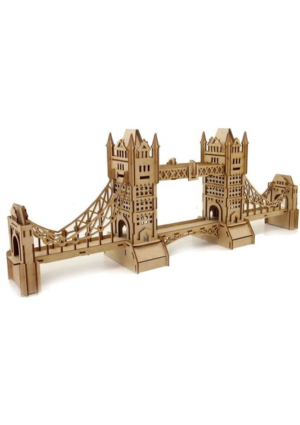 Londra Köprüsü 3D Ahşap Puzzle Maketi