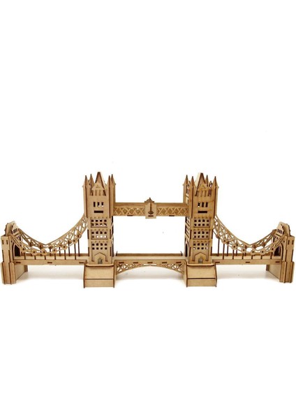 Londra Köprüsü 3D Ahşap Puzzle Maketi