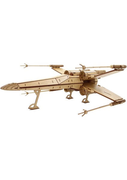 Sw X-Wing 3D Ahşap Puzzle Maketi