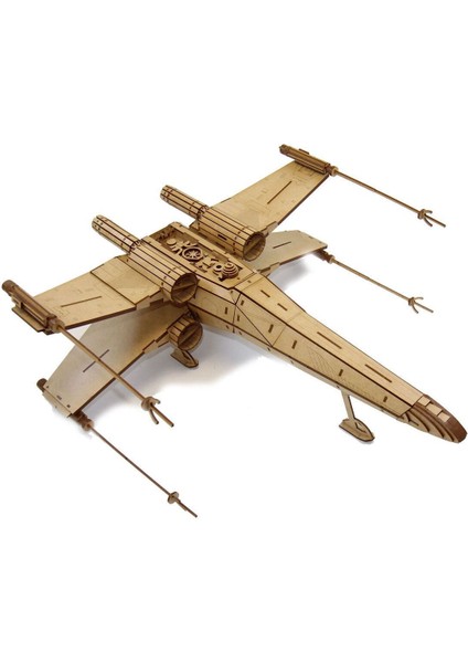 Sw X-Wing 3D Ahşap Puzzle Maketi