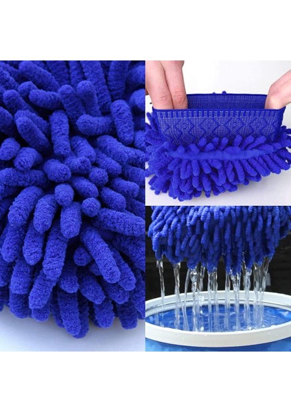Oto Yıkama Eldiveni Jant Torpido Temizlik Eldiveni Microfiber 720706
