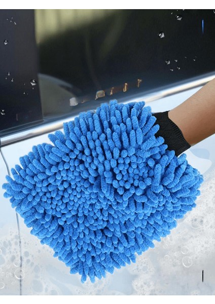 Oto Yıkama Eldiveni Jant Torpido Temizlik Eldiveni Microfiber 720706