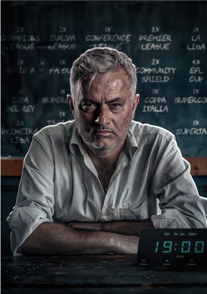 512 Art Design Jose Mourinho Duvar Dekor Poster 30 x 42 Çerçevesiz