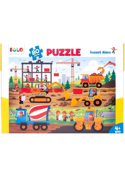 Inşaat Alanı 80 Parça Puzzle
