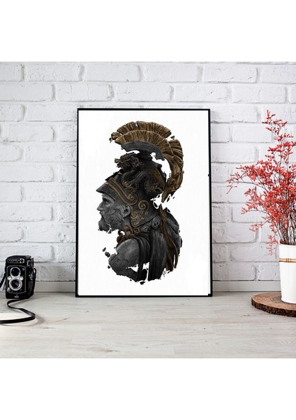 512 Art Design Roma Imparatorluğu Kral Duvar Dekor Poster 30 x 42 Çerçevesiz