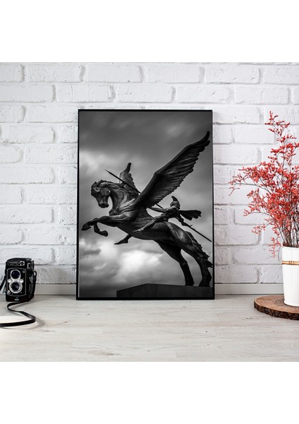 Yunan Mitolojisi Savaşçı Asker Duvar Dekor Poster 30 x 42 Çerçevesiz