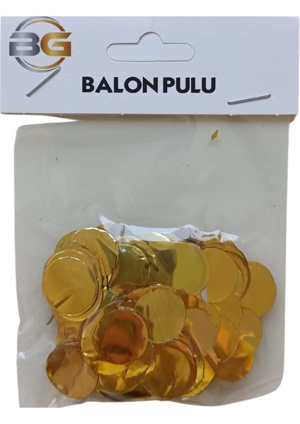 1 Paket Metalize Gold (Altın) Balon içi Konfeti Pulu