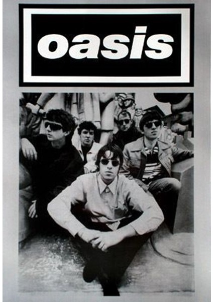 512 Art Design Oasis Müzik Afiş Duvar Poster 30 x 42 Çerçevesiz