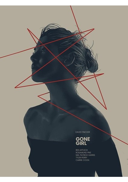 Gone Girl Film Afiş Duvar Poster 30 x 42 Çerçevesiz