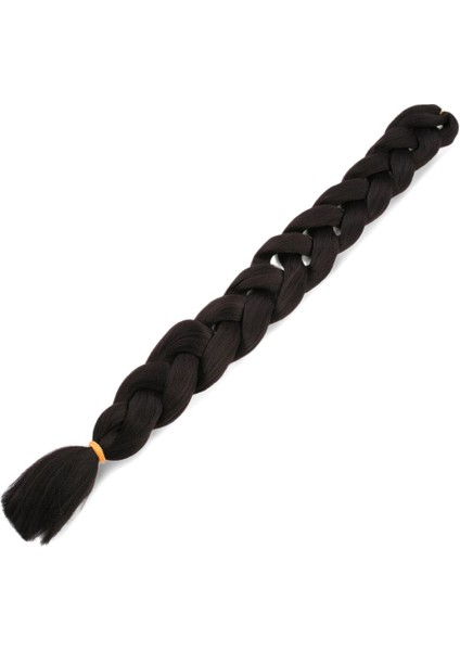 Afro Örgüsü ve Rasta Için Sentetik Saç / Küllü Patlıcan Moru /