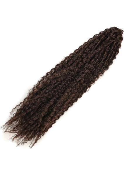 Brazilian Afro Dalgalı Saç / Kahverengi /