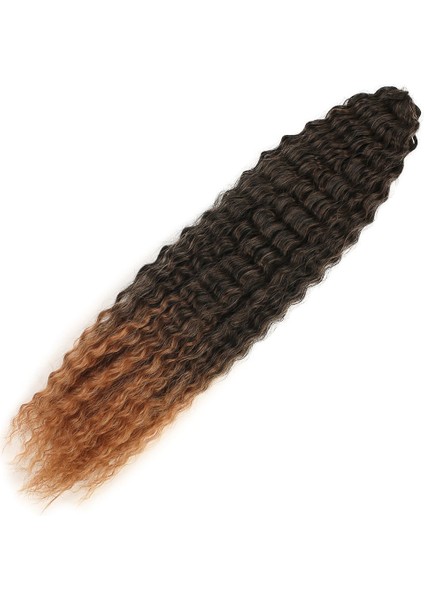 Brazilian Afro Dalgalı Saç / Siyah / Bakır Ombreli /