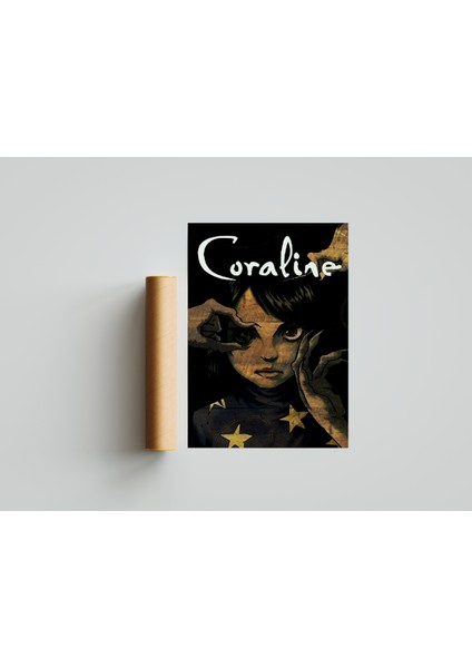 Coraline Anime Film Afiş Poster 30 x 42 Çerçevesiz