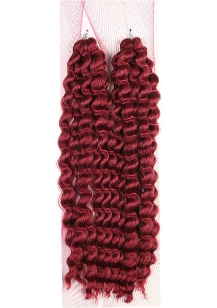 Nice Bulk Afro Su Dalgalı Görünümlü Saç / Kızıl /