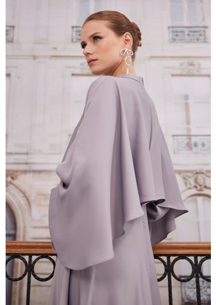 Pelerinli Elbise Sis modelleri