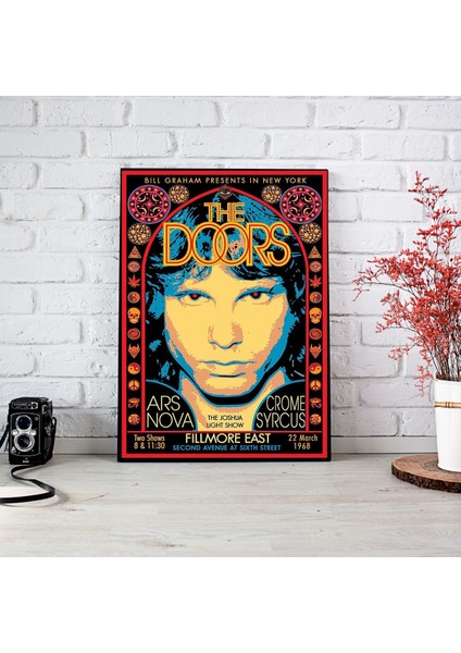 512 Art Design The Doors Müzik Albüm Afiş Poster 30 x 42 Çerçevesiz