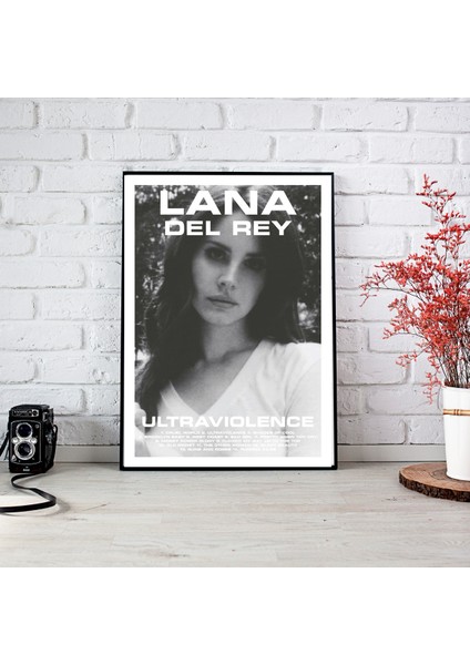 512 Art Design Lana Del Rey Ultraviolence Müzik Afiş Poster 30 x 42 Çerçevesiz