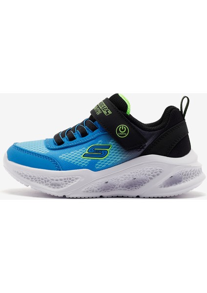 Skechers Meteor-Lights - Krendox Büyük Erkek Çocuk Siyah Işıklı Spor Ayakkabı 401495L Bkbl